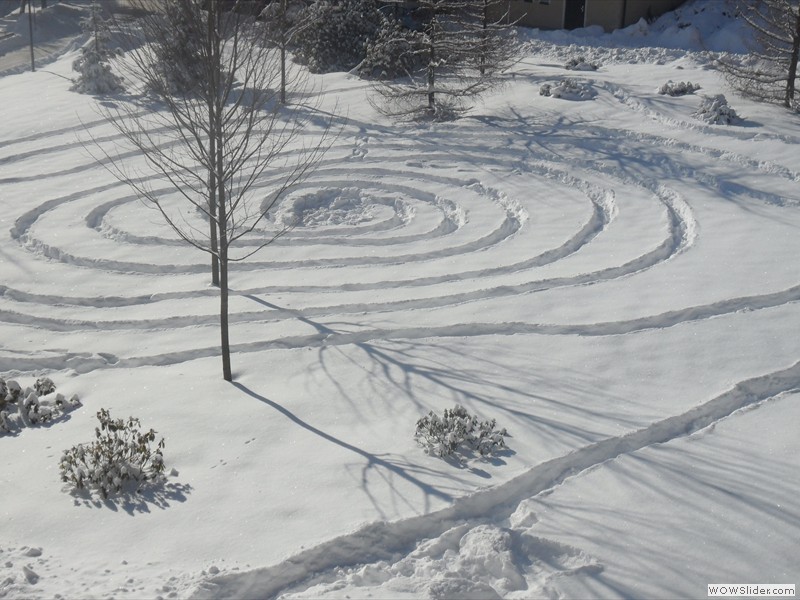 3 Spirale im Schnee